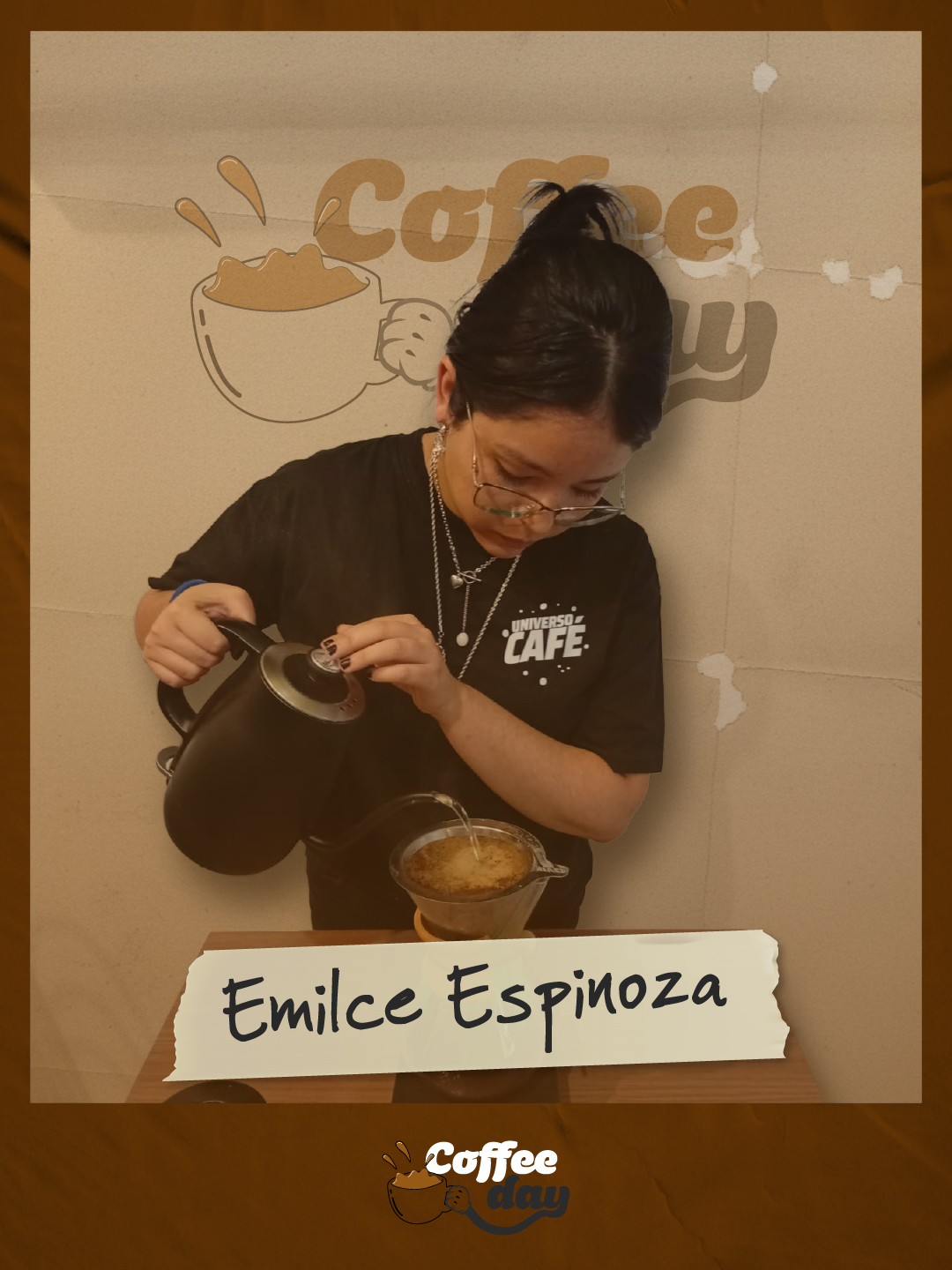 Foto de Emilce Espinoza, competidor Aeropress 2026