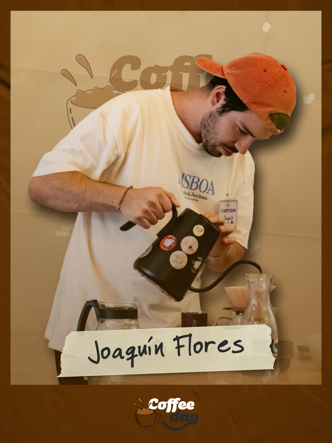 Foto de Joaquín Flores, competidor Aeropress 2026