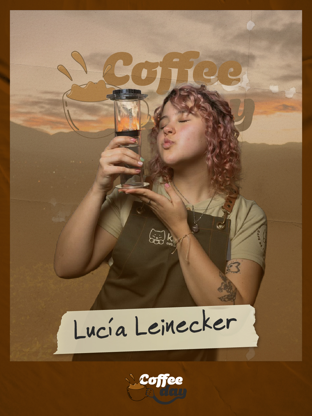 Foto de Lucía Leinecker, competidor Aeropress 2026