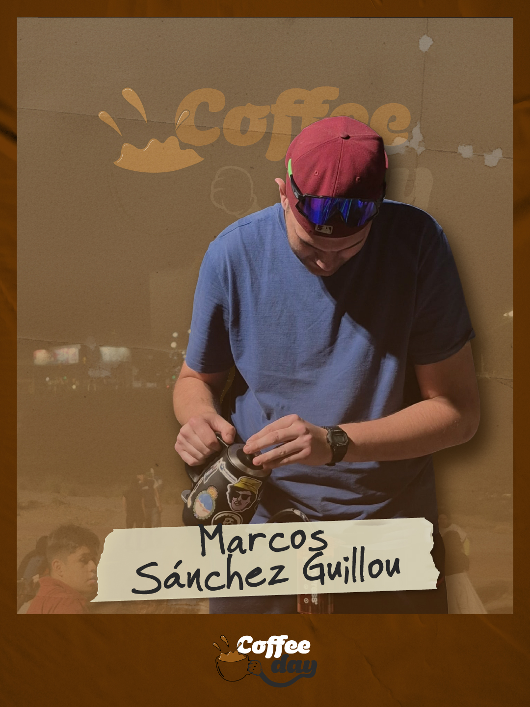 Foto de Marcos Sánchez Guillou, competidor Aeropress 2026